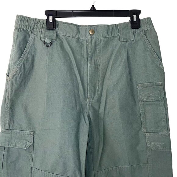 5.11 Tactical Performance Pants Mens Size 34x30 Pure Cotton Canvas 74251 Green - Picture 5 of 9